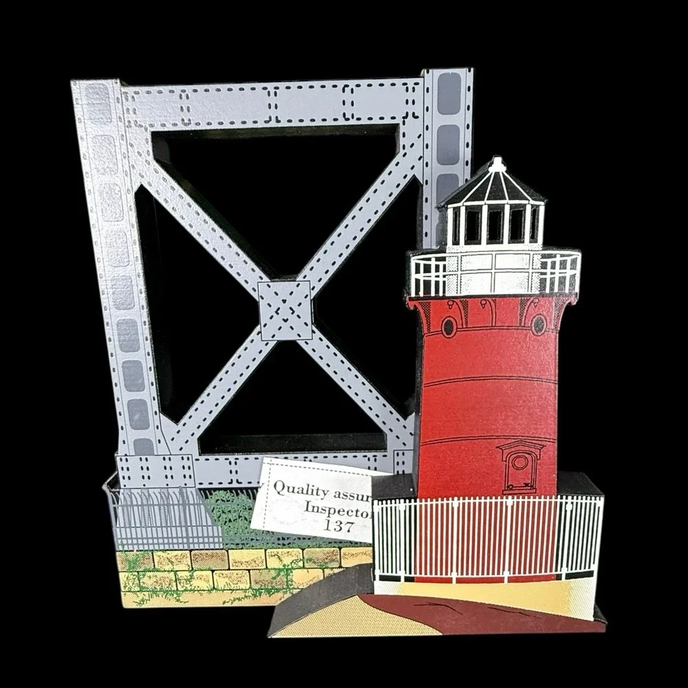 Jeffry's Hook‎ Lighthouse New York City New York Shelia Shelf Sitter w/ Box 1996